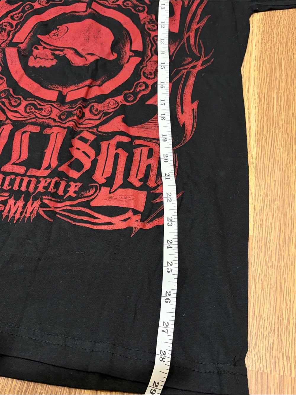 Metal Mulisha Black Tee with Red Skull Graphic - Picture 6 of 7